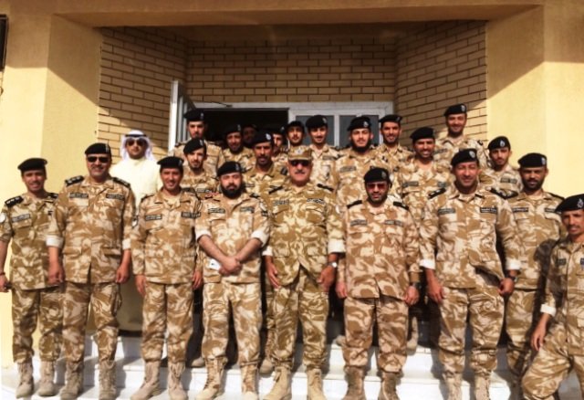اليوسف في أحد المراكز الحدودية البرية