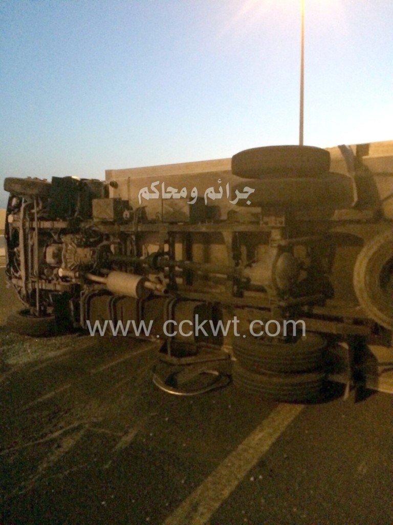 الحادث تسبب بإصابة السائق