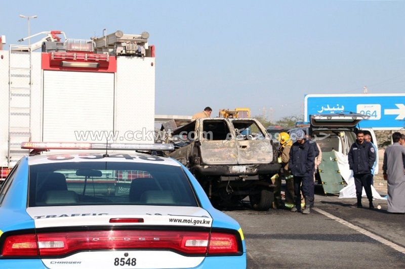 استنفار في موقع الحادث