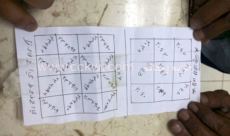 جانب من الطلاسم المضبوطة
