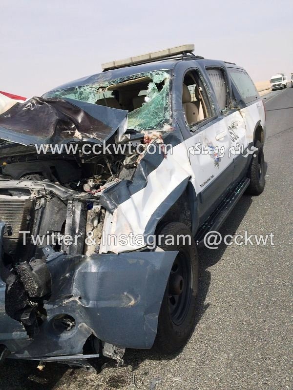 الدورية بعد الحادث