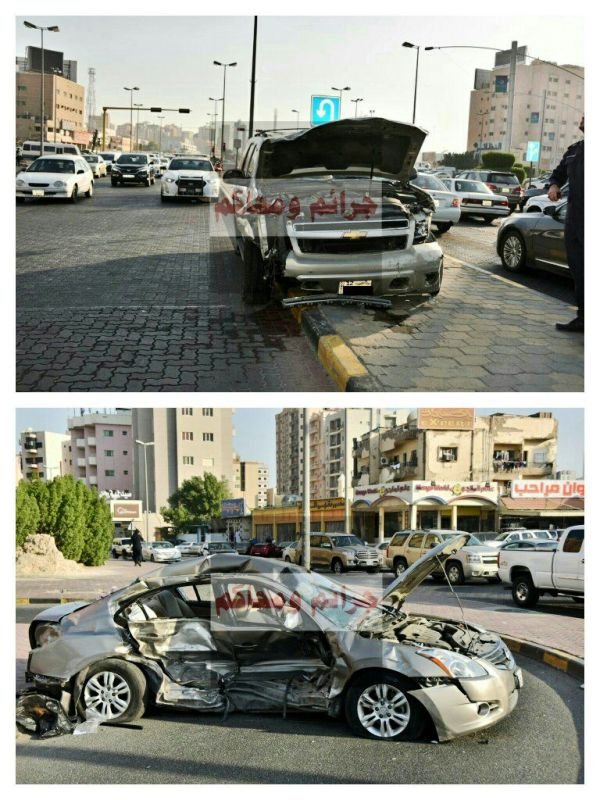 مركبة المتهم والمتوفية