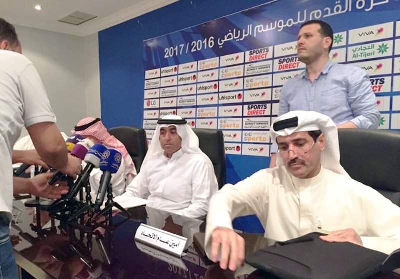 الحساوي يترأس الاجتماع الأول للاتحاد الجديد بعد تسلم المقر