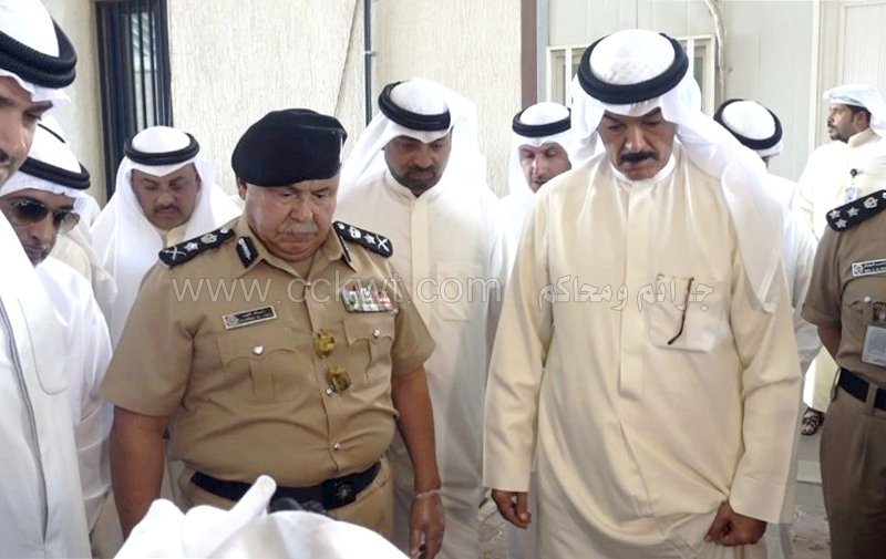 الخالد والفريق الفهد يشرفان على فض أحراز الضبطية