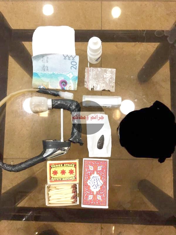 جانب من ضبطيات المخدرات
