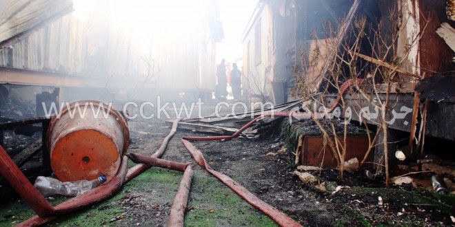 4 فرق إطفاء تخمد حريقا اندلع بسكن عمال في مزارع «الصليبية»