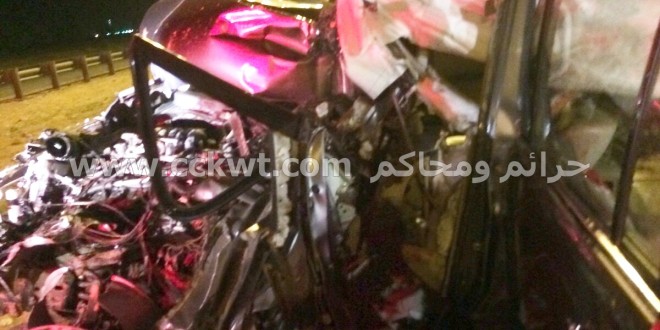 وفاة مصري بحادث على طريق الفحيحيل