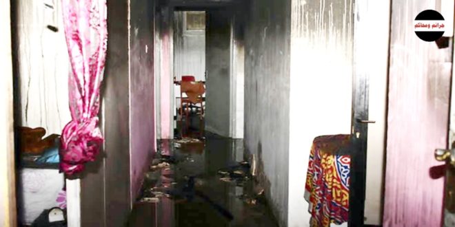 الإطفائيون يمنعون انتشار حريق شقة في «المهبولة»