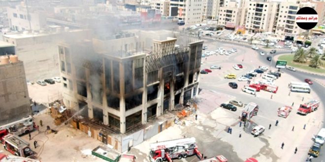 وفاة عاملين وإنقاذ 5 بحريق مجمع في «الجهراء»