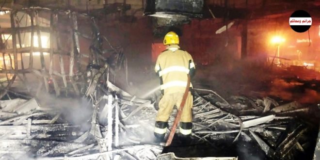 «الإطفاء»: إخماد حريق بناية العاصمة دون إصابات