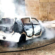 إخماد حريق مركبتين أمام مسجد في «أبو حليفة»