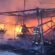 «الإطفاء»: النقطة المؤقتة حدت من انتشار حريق سوق الخيام