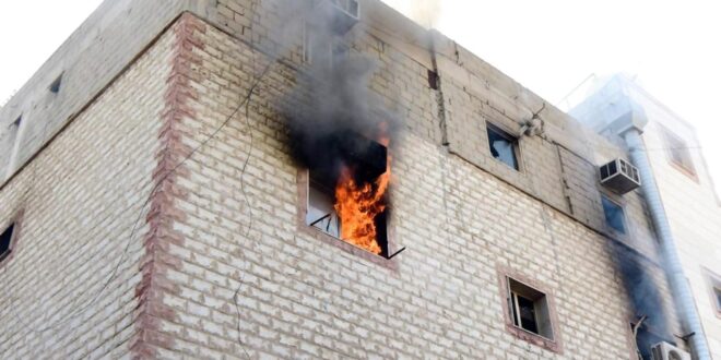 وفاة 3 أشخاص وإصابة آخرين بحريق بيت في «جليب الشيوخ»