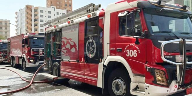 إصابة 5 أشخاص بحريق شقة عمارة في «السالمية»